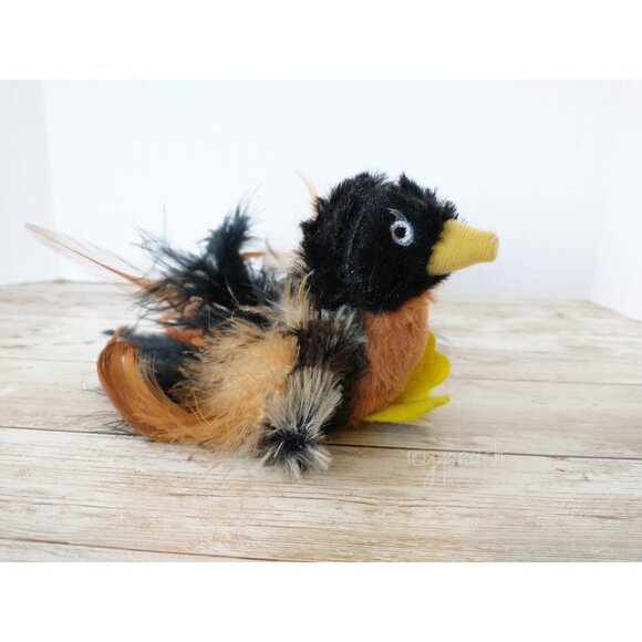 Cat Toys Set of 3 Plush Bird Catnip, Love Bird Silvervine-Catnip, Window Wobbler - Picture 5 of 14